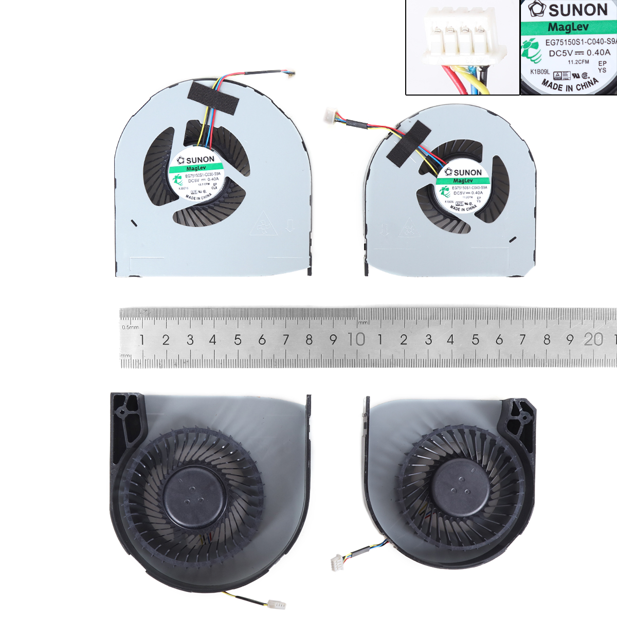 Picture of New Replacement CPU Cooling Fan For  Dell Precision 17 7710 M7710 7720 M7720（L+R,ORG） N/A Layout